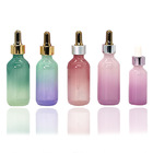 Rainbow Gradient Boston Dropper Bottles 100ml Essential Oil Bottle