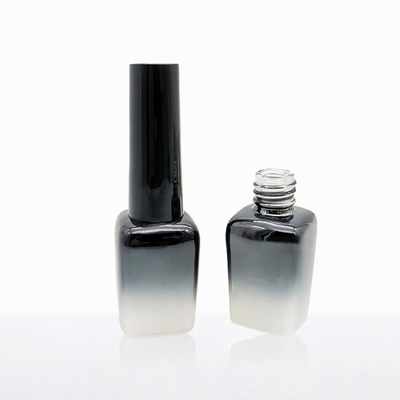 플라스틱 캡과 경사진 색깔 네일 폴리쉬 작은 병 스퀘어 형상 7 밀리람베르트 15 Ml